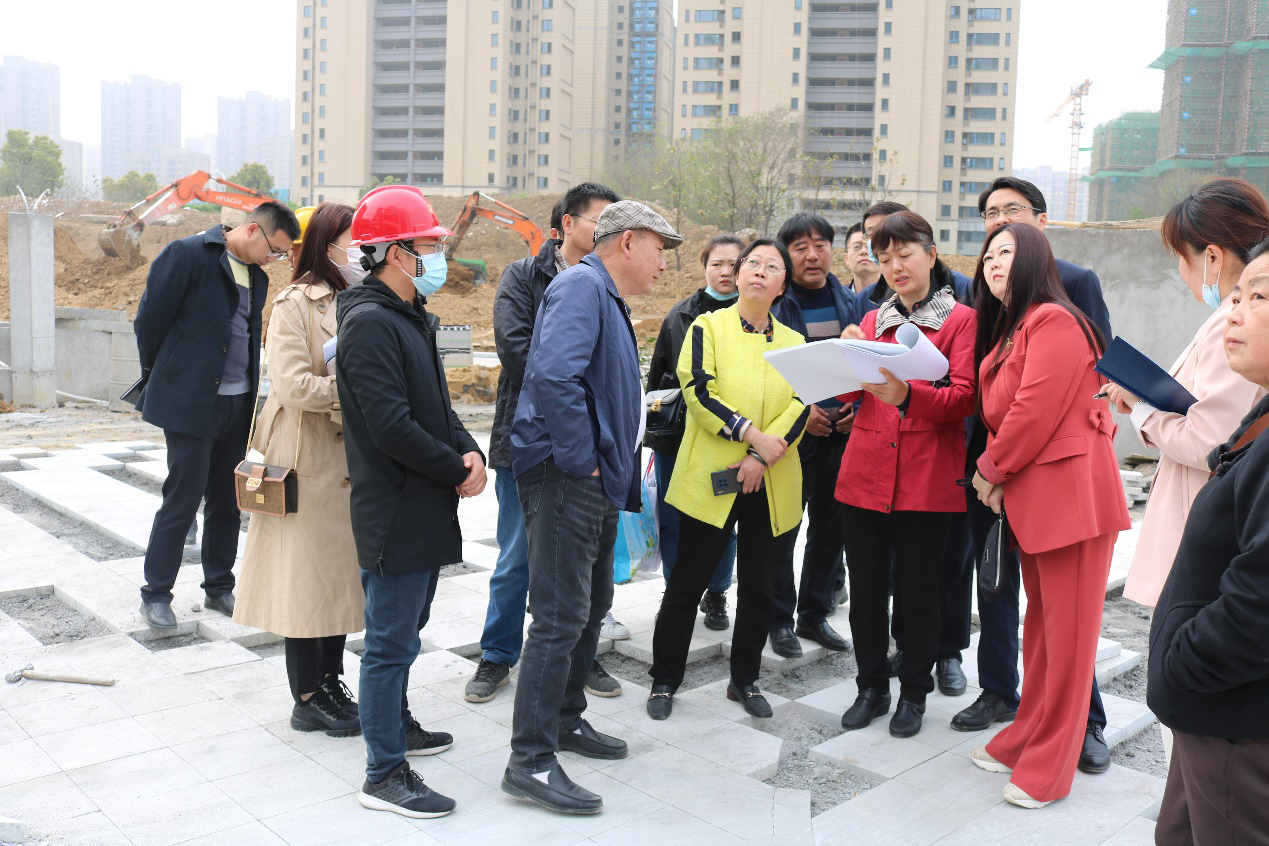 庐阳区副区长沈项林一行调研庐阳学前教育集团新建园